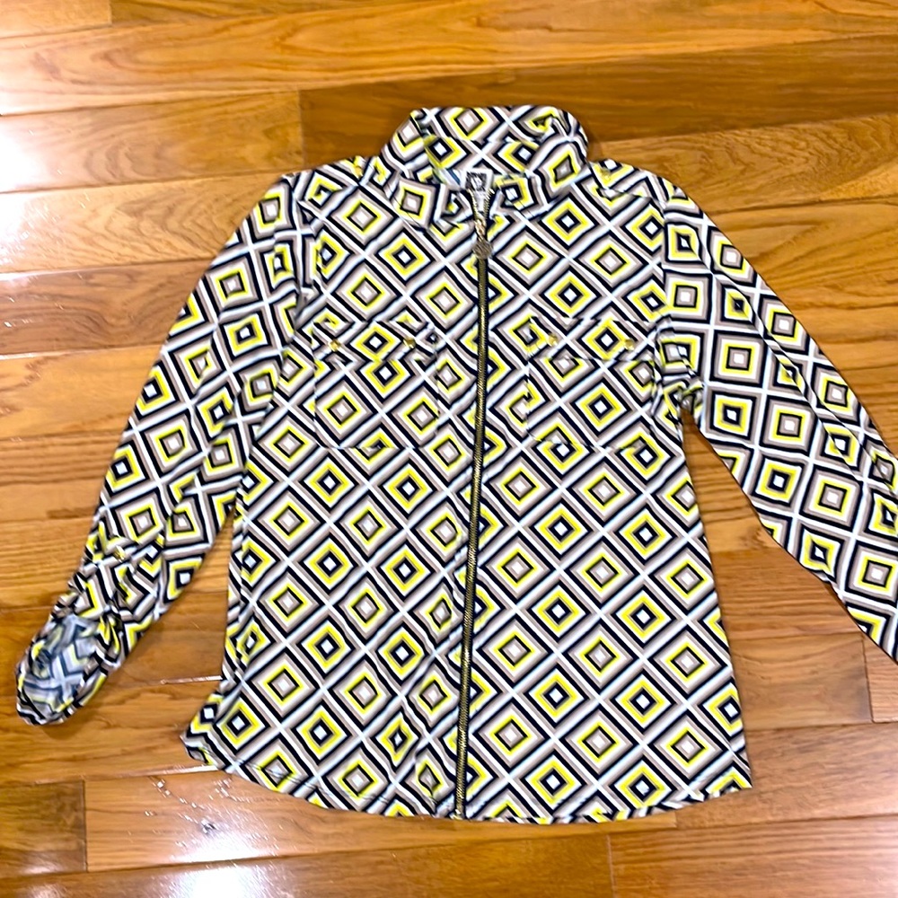 Zip Front Stretchy Top